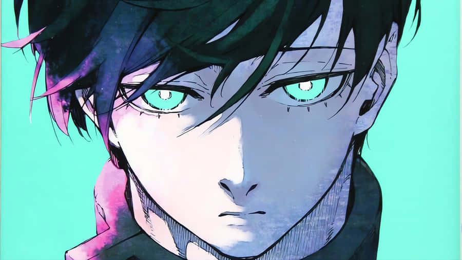 Rin Itoshi Intense Gaze Wallpaper