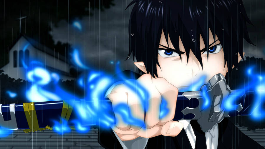 Rin Okumura From Blue Exorcist Wallpaper