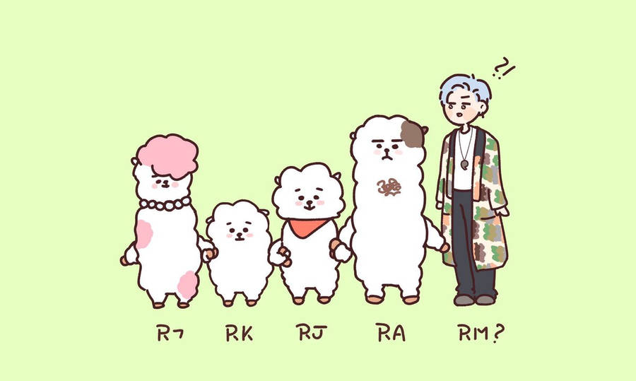 Rj Bt21 Family Wallpaper