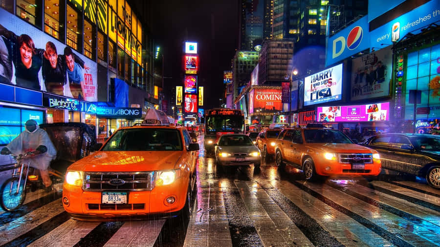 Roads New York City Landscape Wallpaper