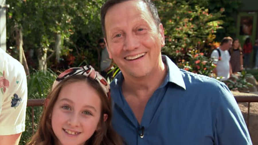 Rob Schneider With His Daughter Wallpaper