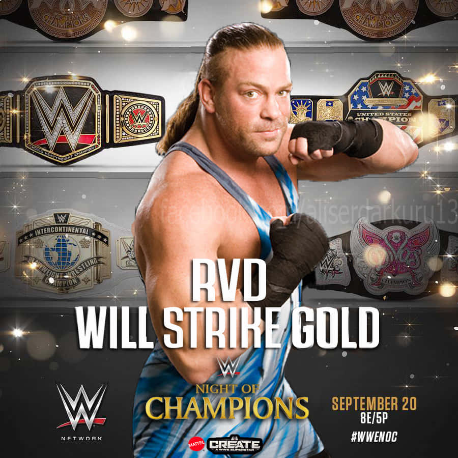 Rob Van Dam Night Of Championships Poster Wallpaper