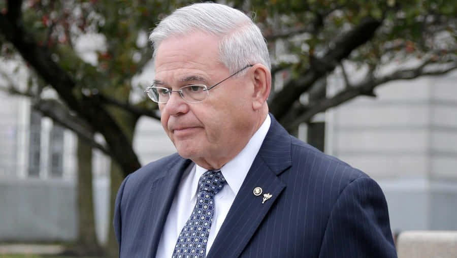 Robert Menendez Leaving The Federal Courthouse Wallpaper