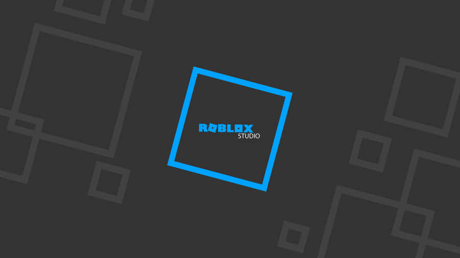 Roblox Blue And Black Square Wallpaper