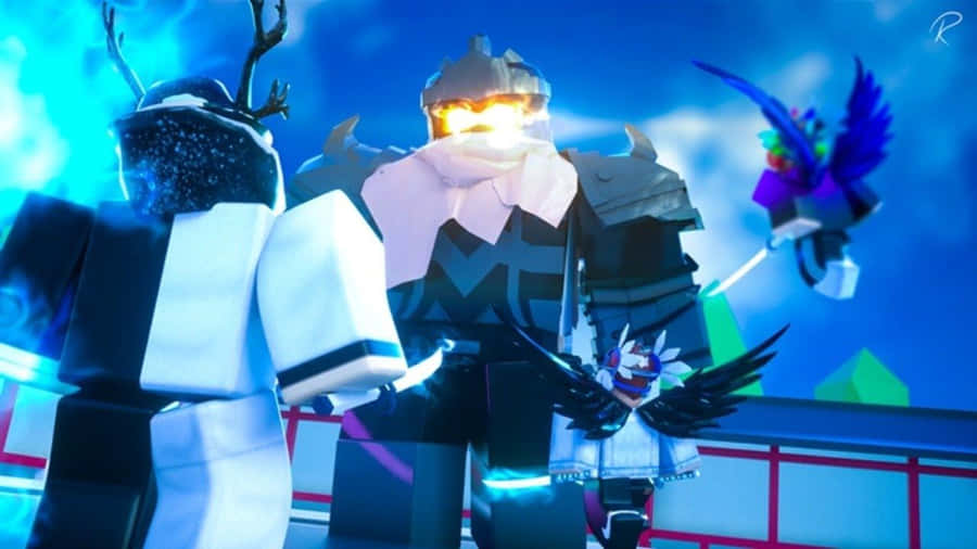 Roblox Blue Ninja Legends Character Wallpaper