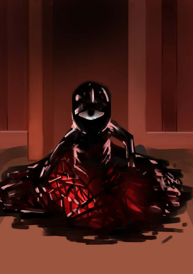 Roblox Doors Entityin Corridor Wallpaper