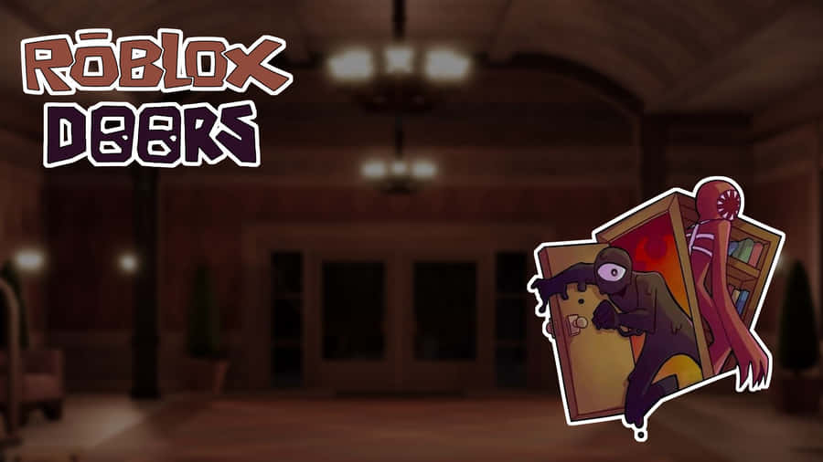 Roblox Doors Gameplay Preview Wallpaper