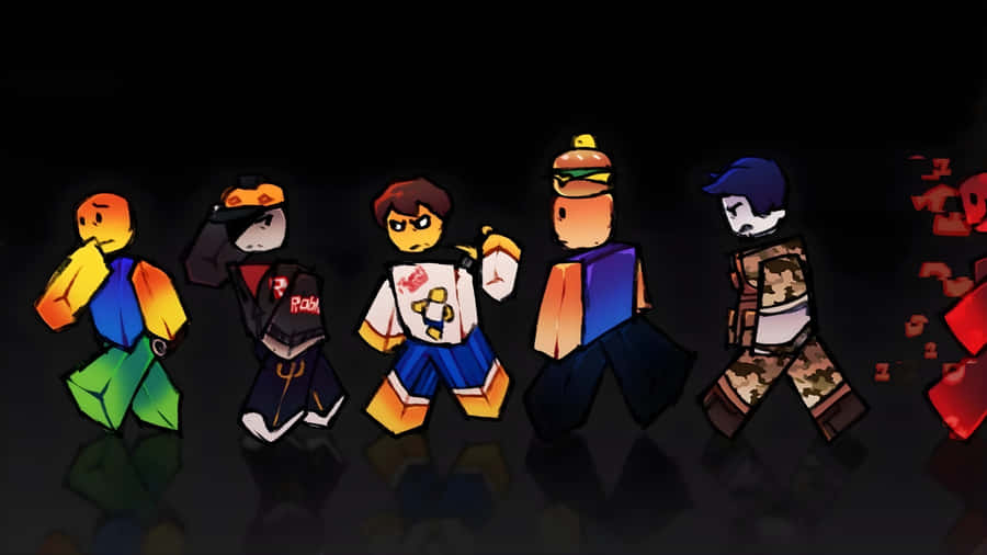 Roblox Forsaken Character Lineup Wallpaper