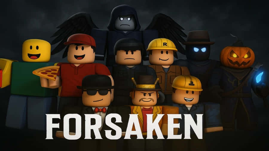 Roblox Forsaken Characters Group Wallpaper