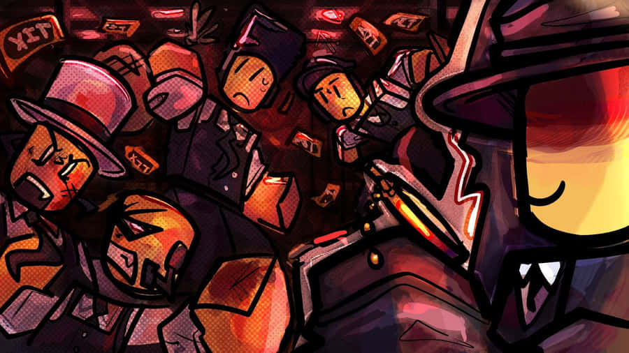 Roblox Forsaken Intense Battle Scene Wallpaper