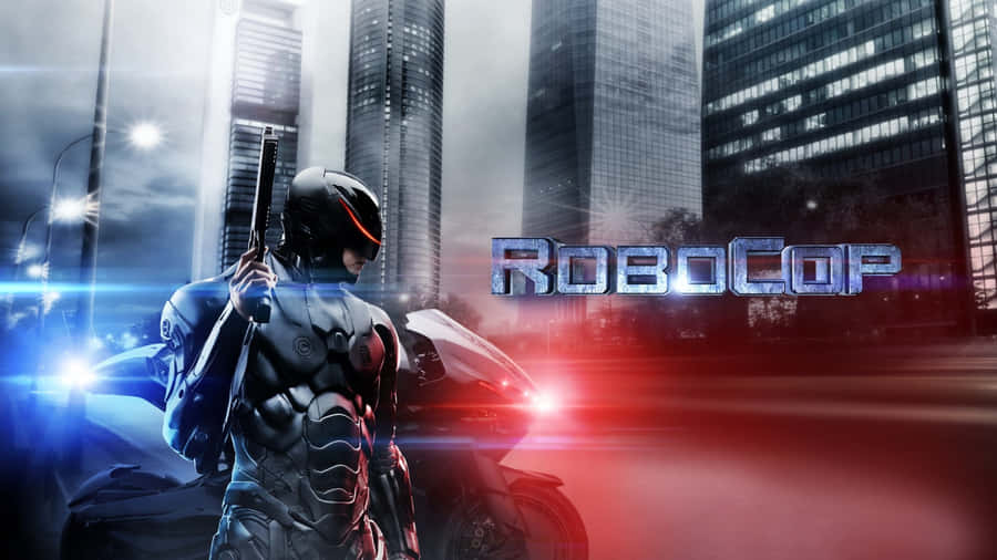 Robocop Futuristic Law Enforcement Wallpaper