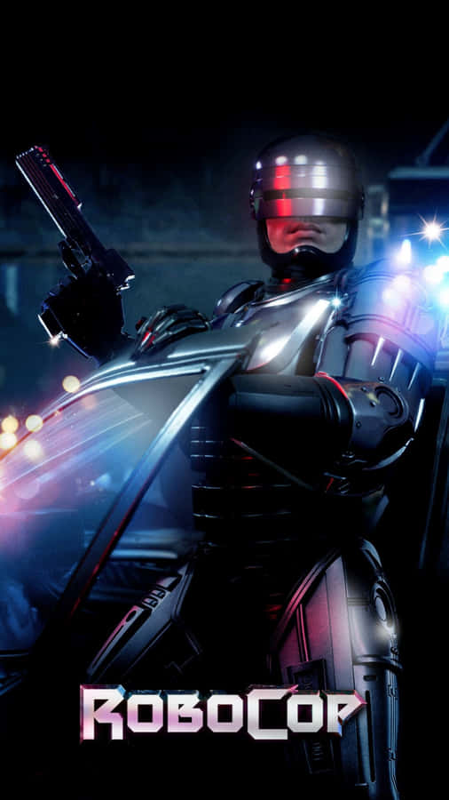Robocop Iconic Cyborg Law Enforcer Wallpaper