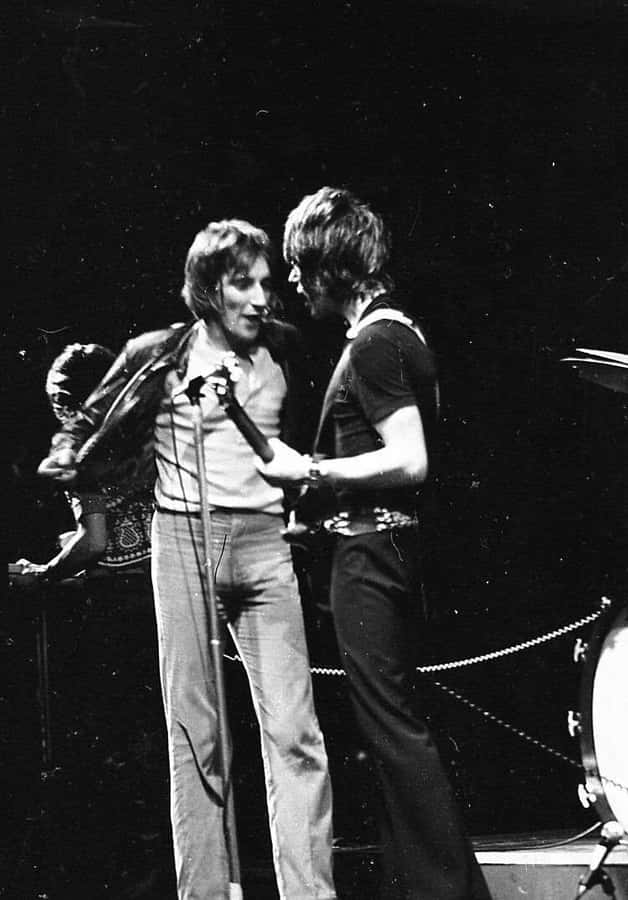 Rock Duo Performance Moment Wallpaper