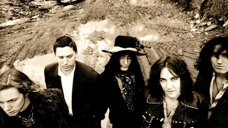 Rock Group The Black Crowes Capture The Crowd’s Energy At A Live Show Wallpaper