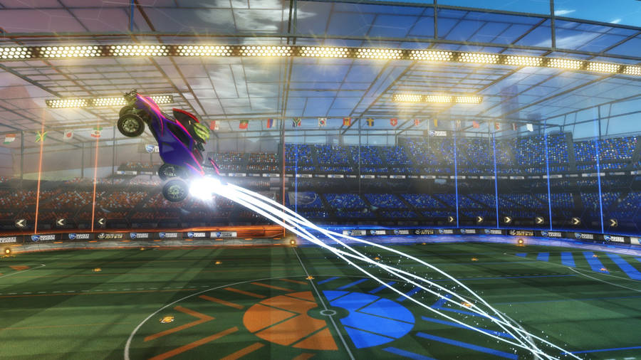 Rocket League Supersonic Acrobatic Car 1920x1080 Wallpaper