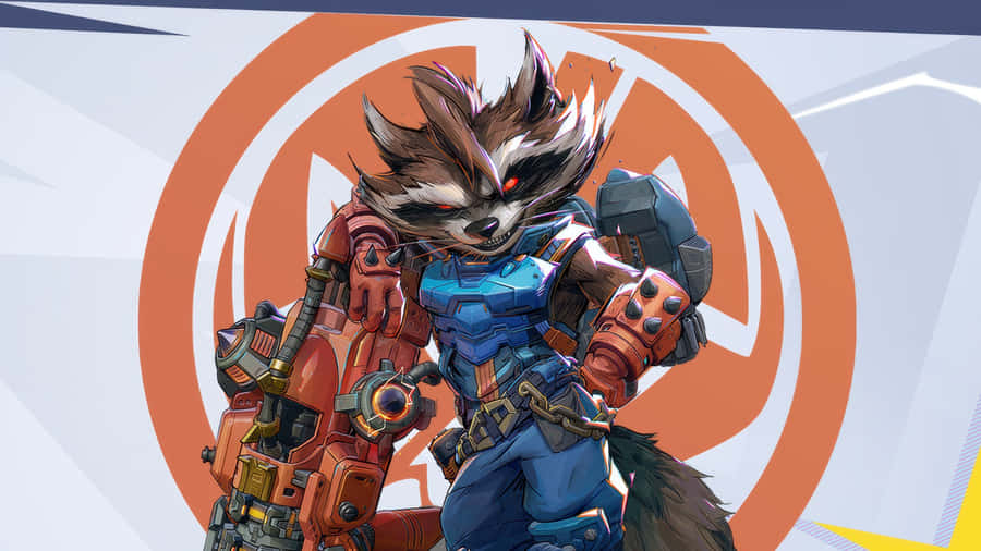 Rocket Raccoon Character Art Wallpaper