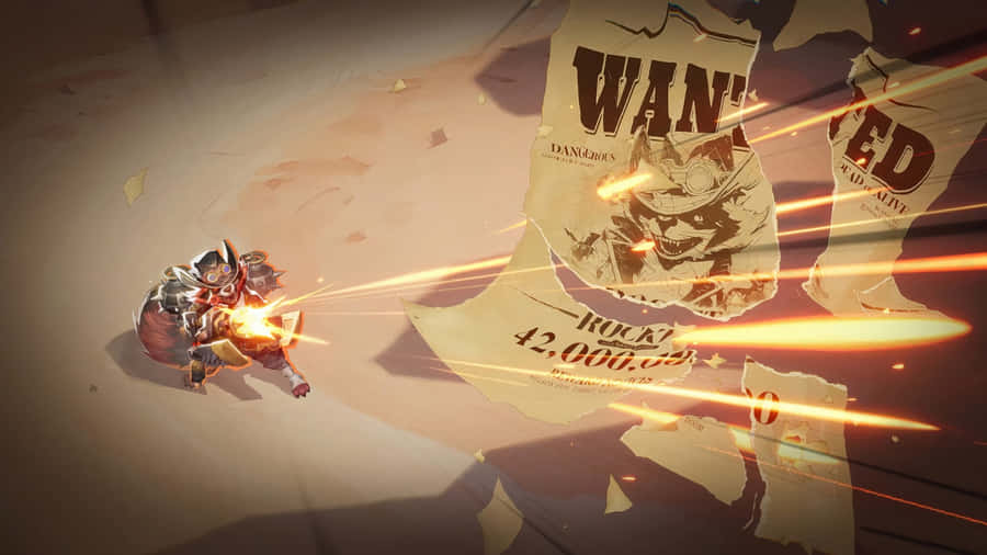 Rocket Raccoon In Action Wallpaper