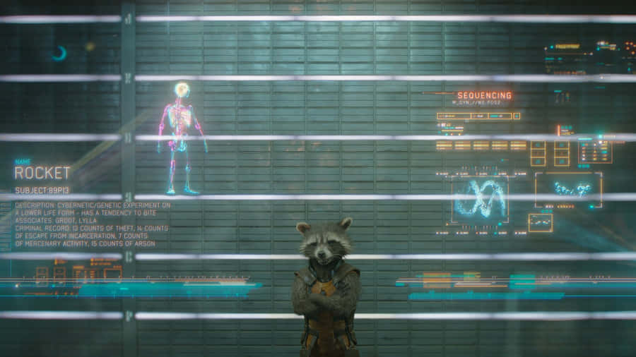 Rocket Raccoon Tech Analysis Wallpaper