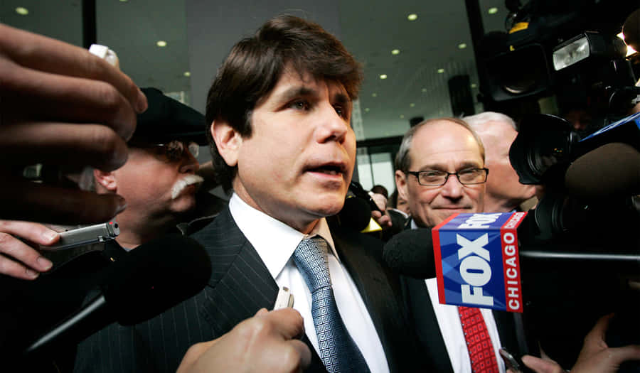 Rod Blagojevich Addressing Press Wallpaper