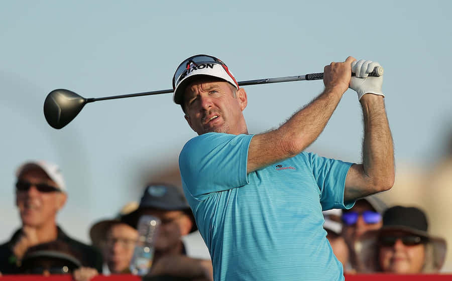 Rod Pampling Looking Up After Swinging Wallpaper