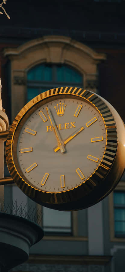 Rolex Clock Street View Wallpaper