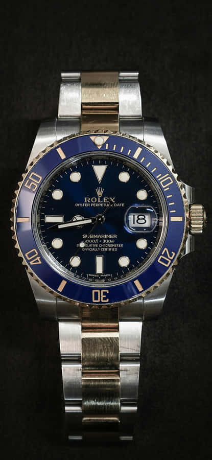Rolex Submariner Blue Dial Wallpaper