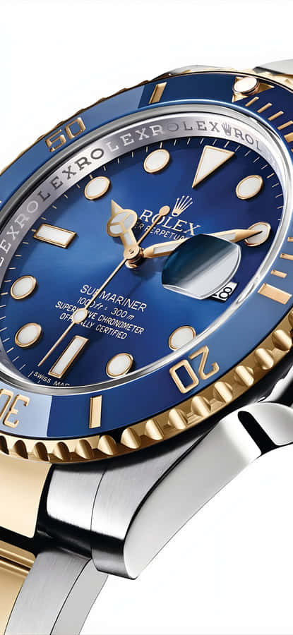 Rolex Submariner Blue Dial Wallpaper