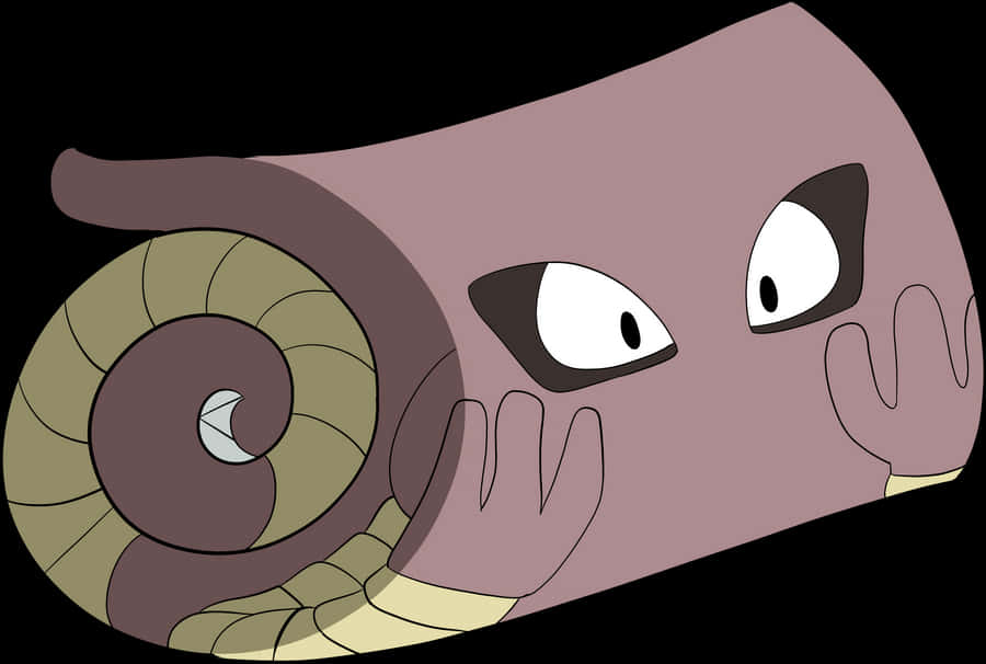 Rolled Up Hitmonlee Wallpaper