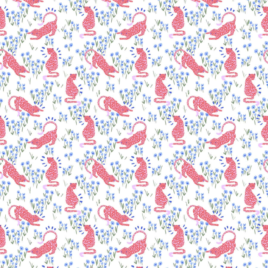 Roller Rabbit Inspired Pattern Wallpaper