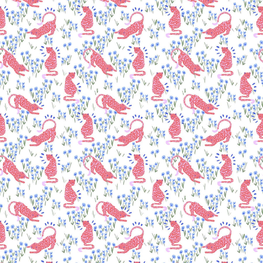 Roller Rabbit Inspired Pattern Wallpaper