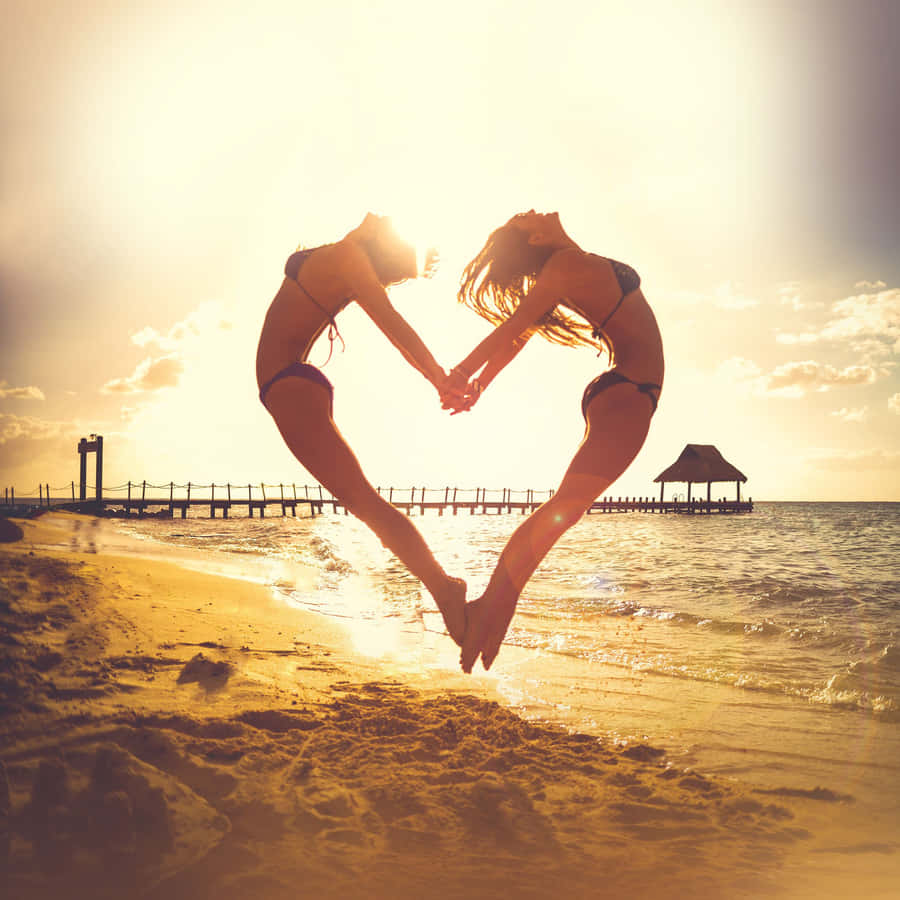 Romantic Beach Getaway Wallpaper