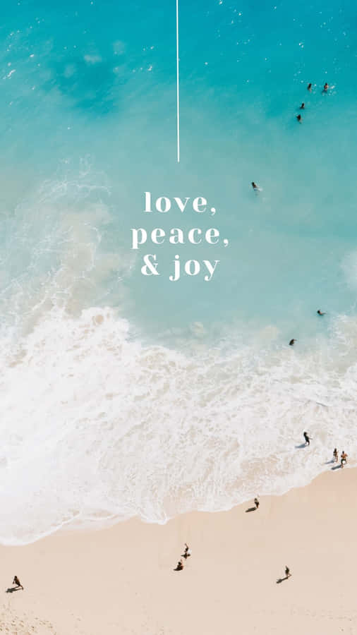 Romantic Couple Enjoying Sunset At The Beach Wallpaper