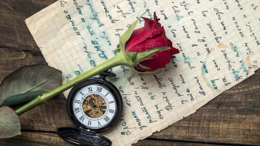 Romantic Love Letter Essentials Wallpaper