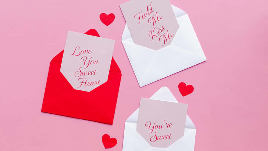 Romantic Love Letters Wallpaper