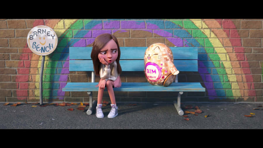 Rons Gone Wrong Rainbow Brick Wall Wallpaper