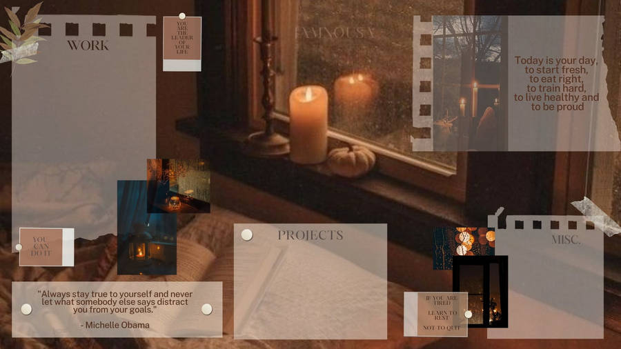 Room Window Desktop Organizer Wallpaper