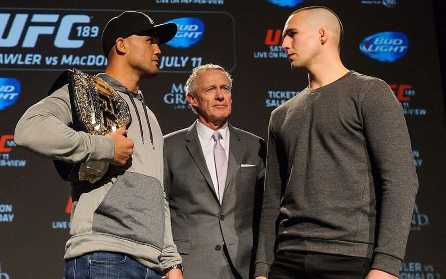 Rory Macdonald Challenging Robbie Lawler Wallpaper