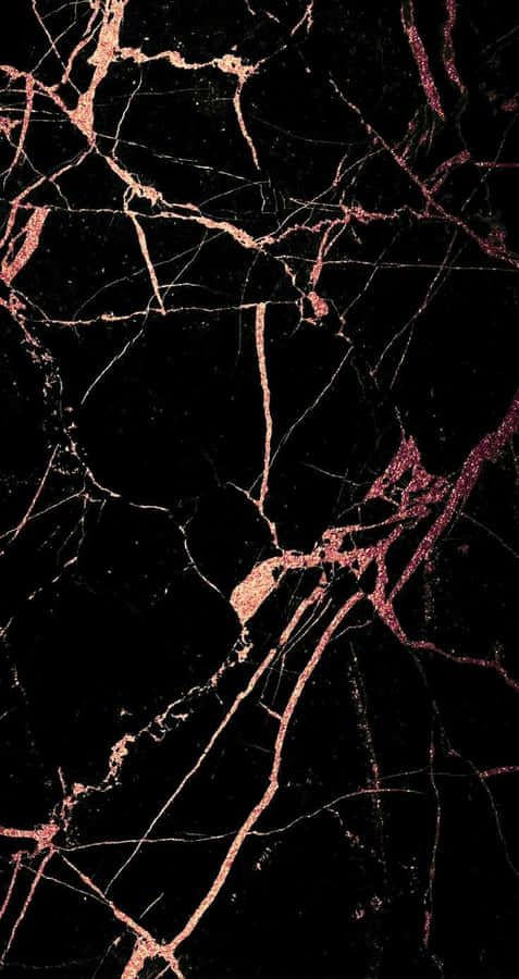 Rose Gold Iphone 5 Black Marble Wallpaper