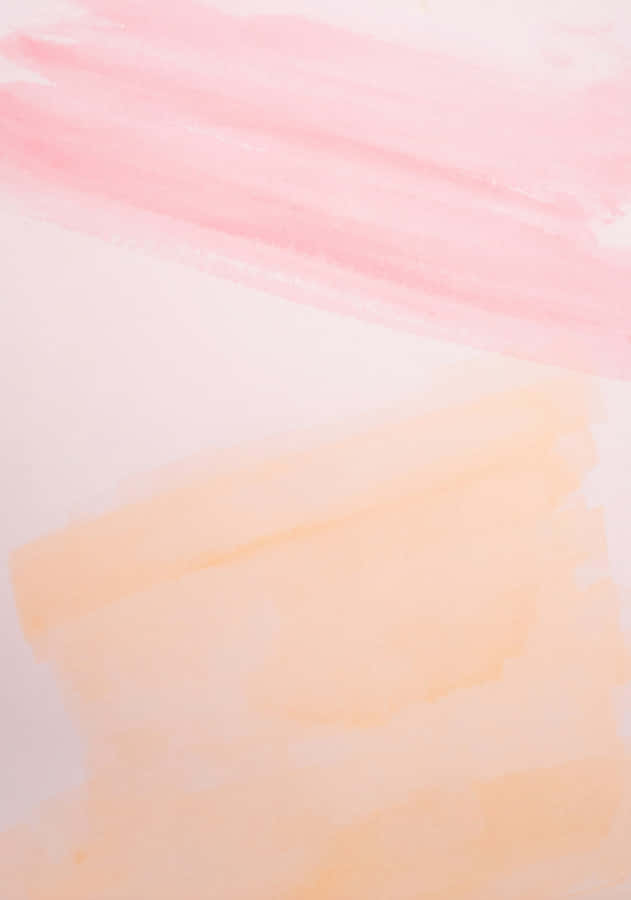 Rose Gold Pastel Brushstrokes Background Wallpaper