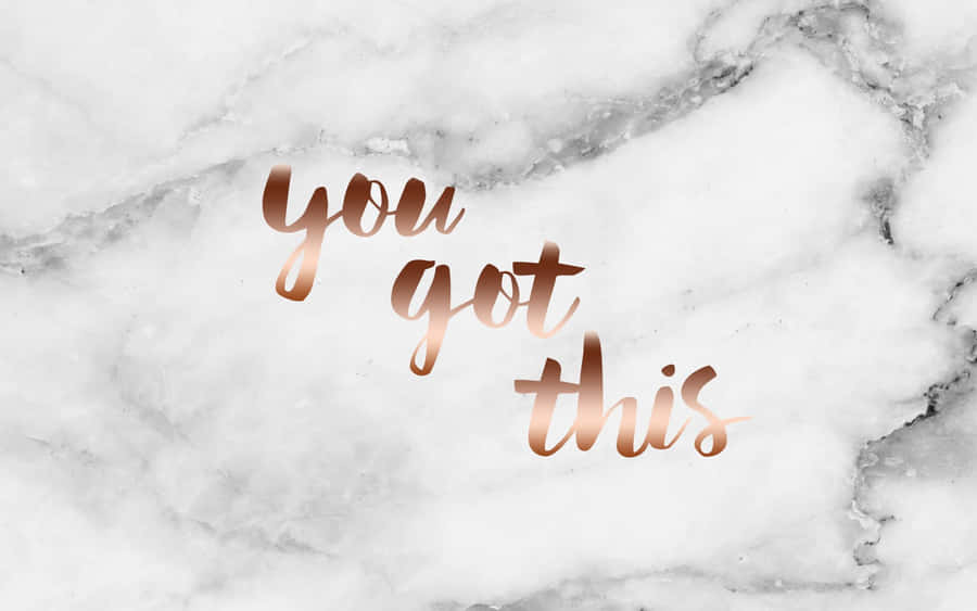 Rose Gold Quotes You Wallpaper