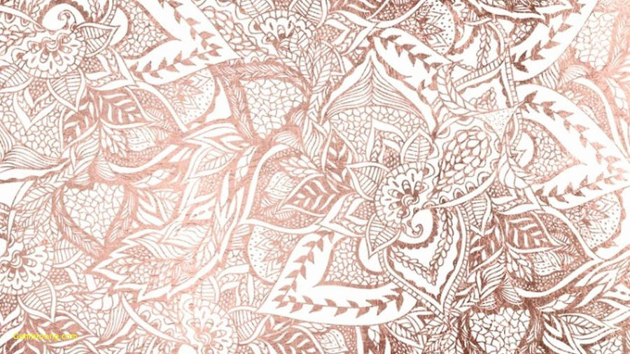 Rose Gold Tumblr Pencil Artwork Wallpaper