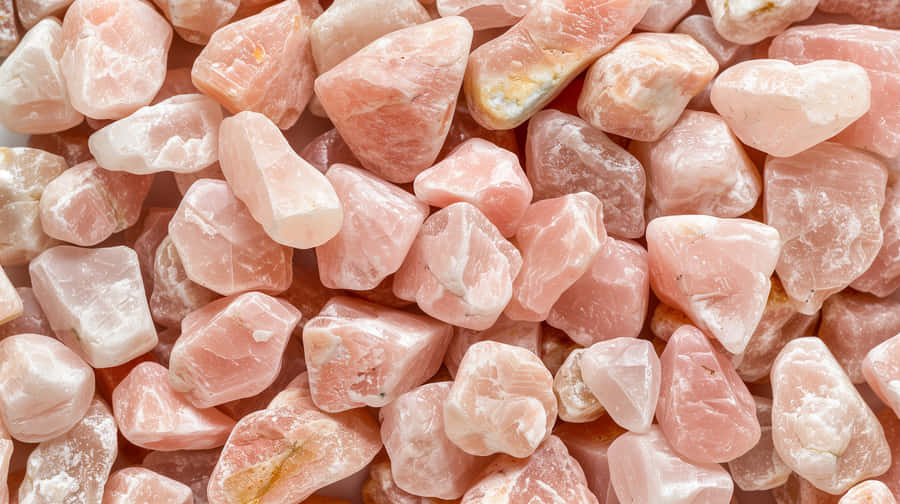 Rose Quartz Crystal Collection Wallpaper