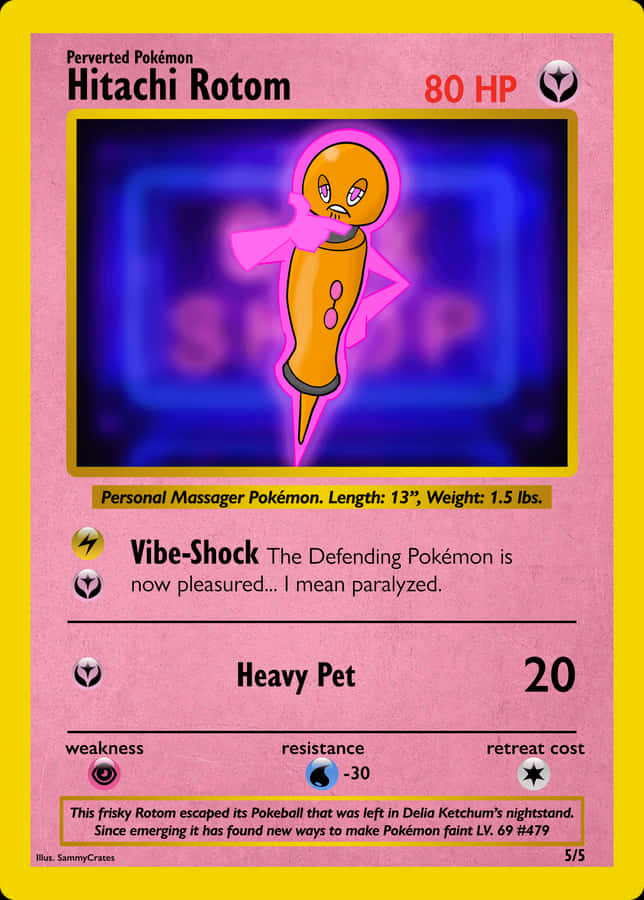 Rotom Vibe-shock Wallpaper