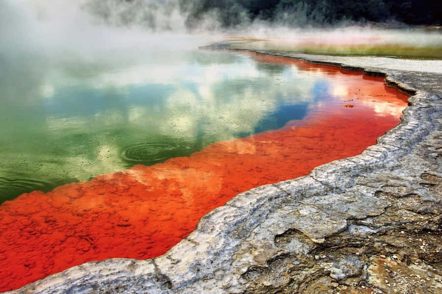 Rotorua Geothermal Wonderland Wallpaper