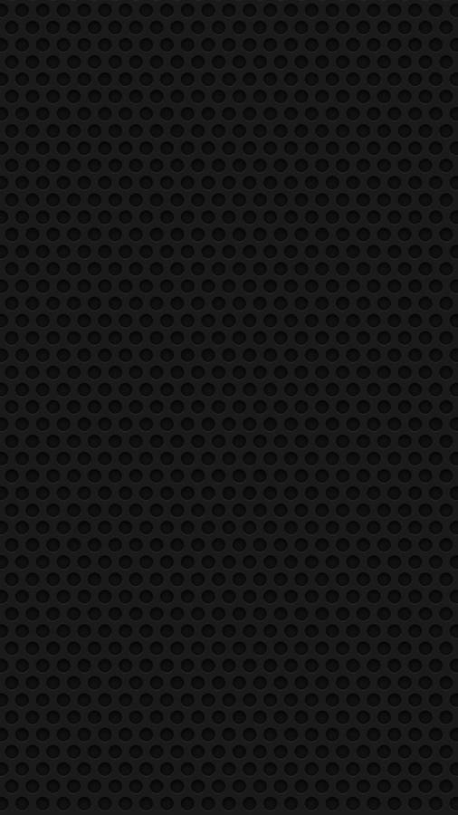 Round Hole Mesh Pure Black Hd Phone Graphic Art Wallpaper