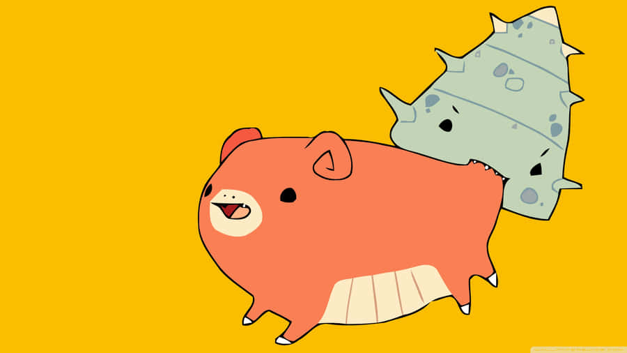 Round Slowbro Wallpaper