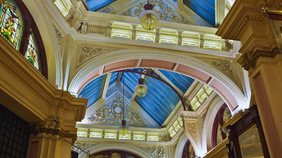Royal Arcade Melbourne Interior Architecture Wallpaper