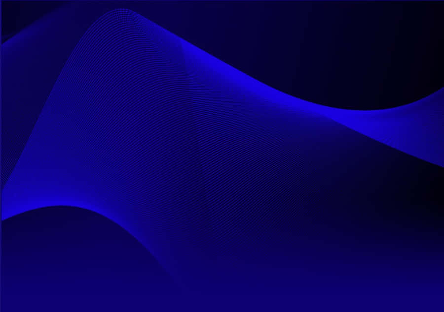 Royal Blue Abstract Waves Wallpaper