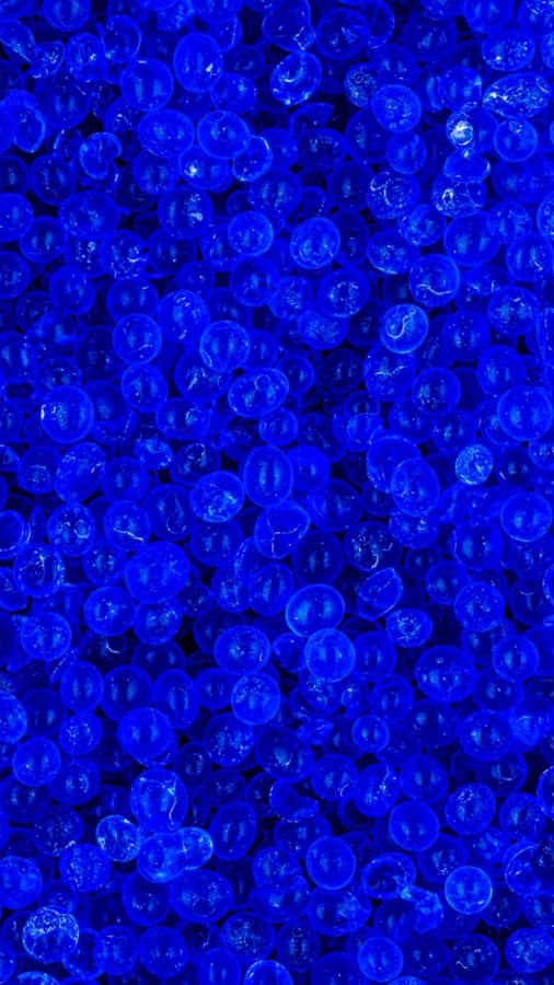 Royal Blue Beads Texture Wallpaper