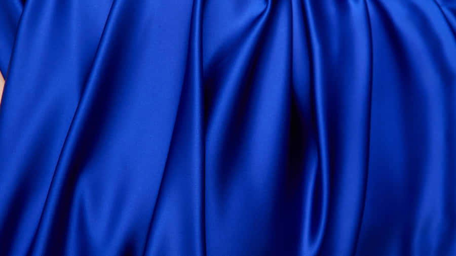 Royal Blue Fabric Texture Wallpaper